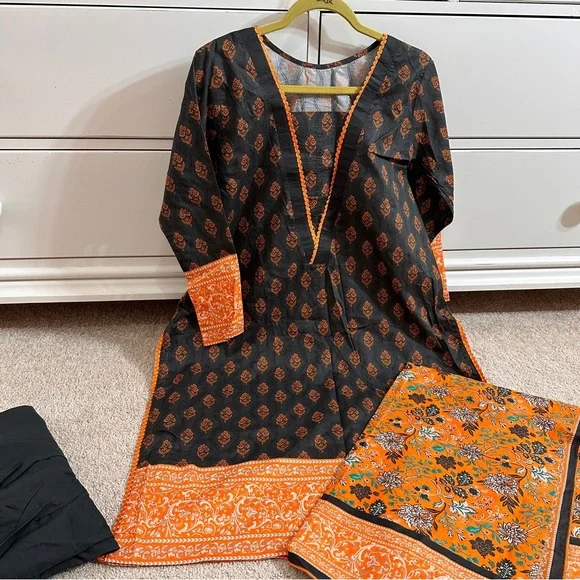 ✅Pakistani orient 3pcs printed lawn suit - Picture 5 of 7